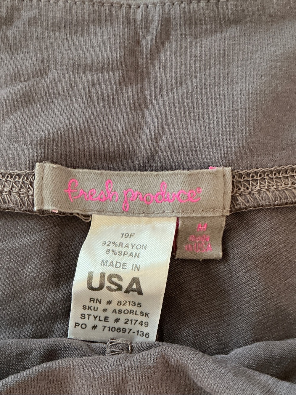 fresh produce Mauve/Purple Mini Skirt with Pockets - Picture 3 of 8